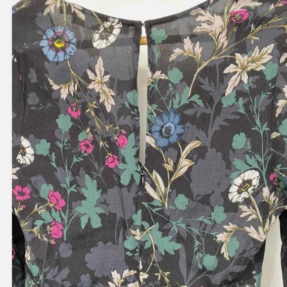 ASTR THE LABEL Black floral long sleeve dress size Small - Picture 3 of 9